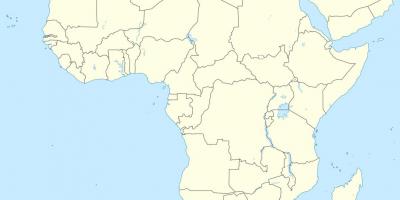 Mapa Svazilendom afrike